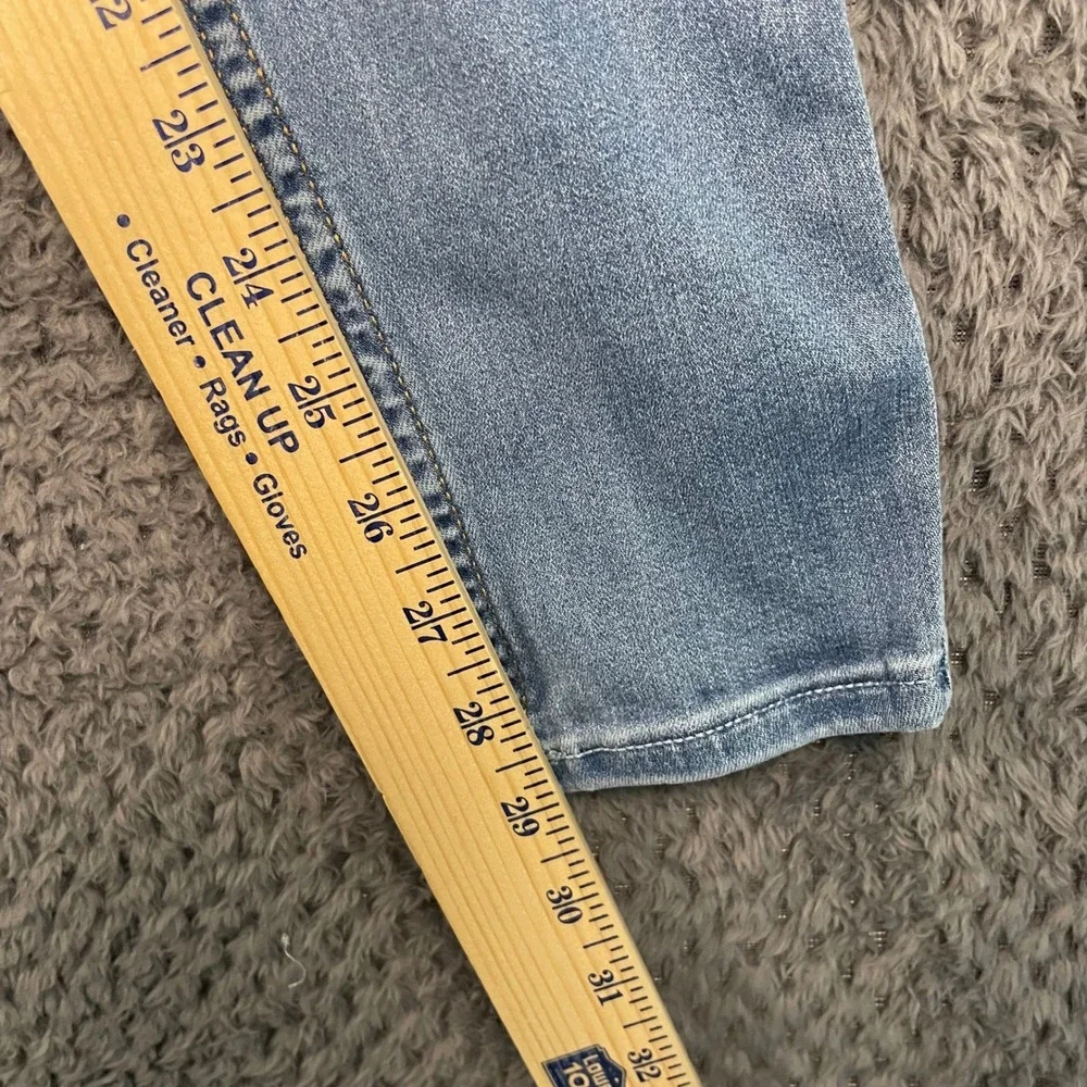 Hollister‎ Mid-Rise Jean Legging Size 5L Distressed Jegging Stretch Denim Preppy